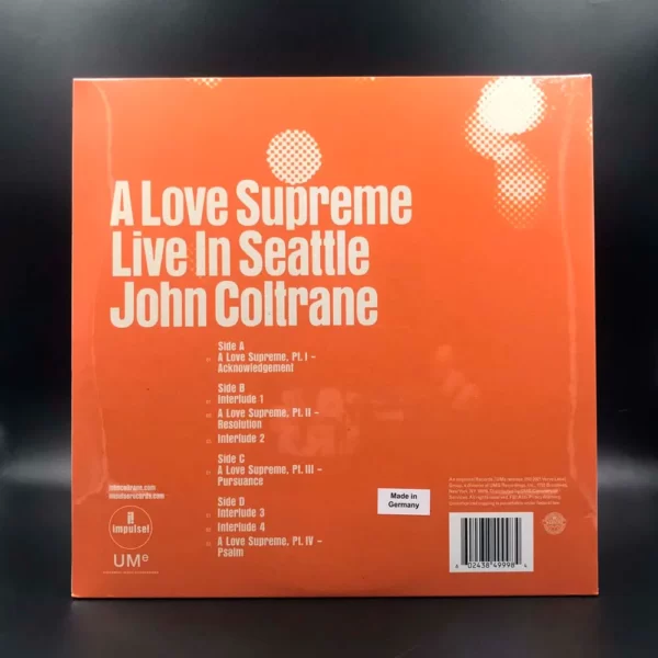 John Coltrane - A Love Supreme Live In Seattle (2 LPs)