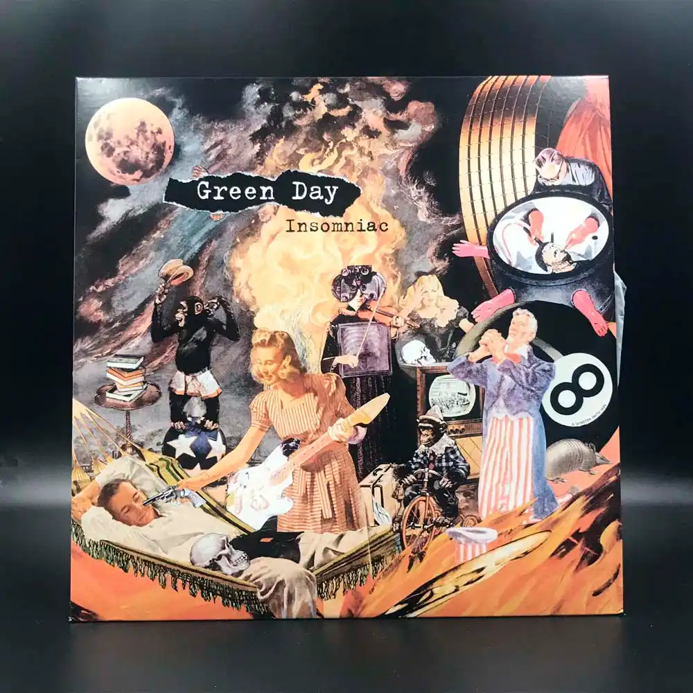 Green Day Toppa Insomniac – Multicolore, Ufficiale, Regalo Per Fan, Da Cucire O Stirare