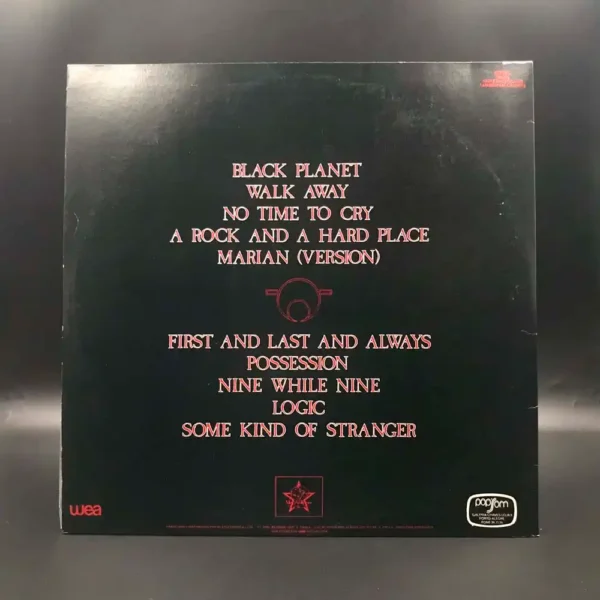Sisters Of Mercy - First And Last And Always