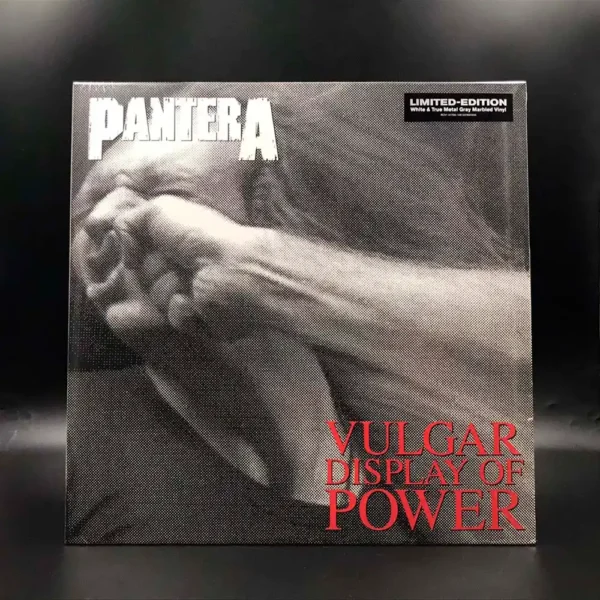 Pantera - Vulgar Display Of Power (White & True Metal Gray Marbled Vinyl)