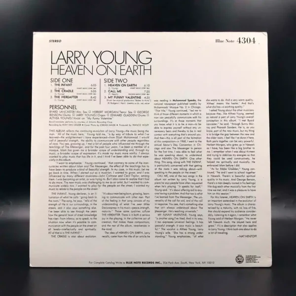 Larry Young - Heaven On Earth