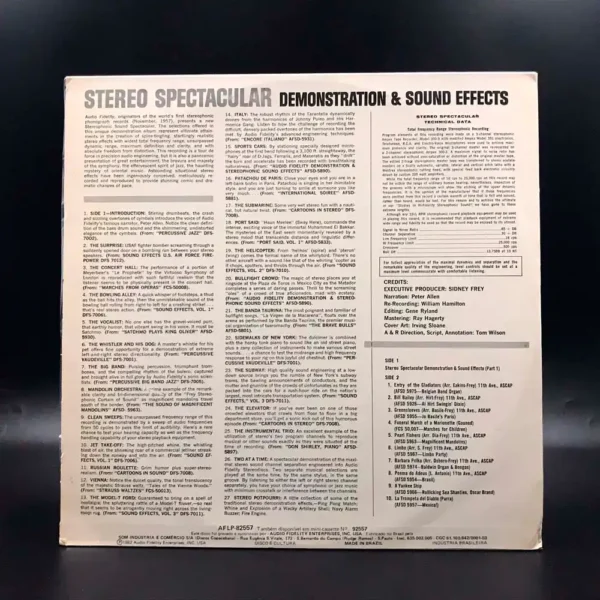 Stereo Spectacular Demonstration & Sound Effects