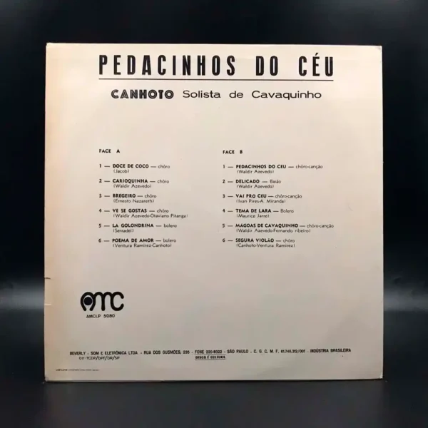 Roberto Canhoto - Pedacinhos Do Céu: Solista De Cavaquinho