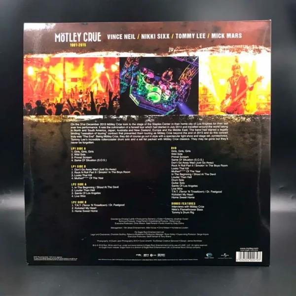 Mötley Crüe - The End: Live In Los Angeles (2 LPs + DVD)