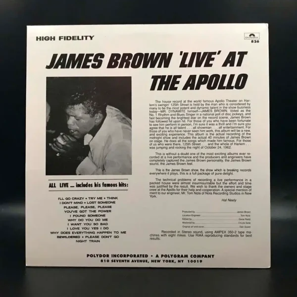 James Brown - Live At The Apollo