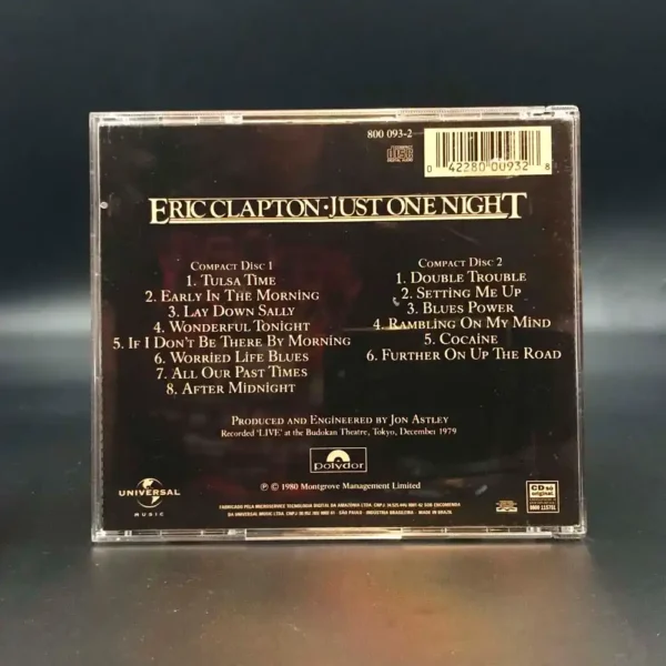 Eric Clapton - Just One Night (2 CDs)