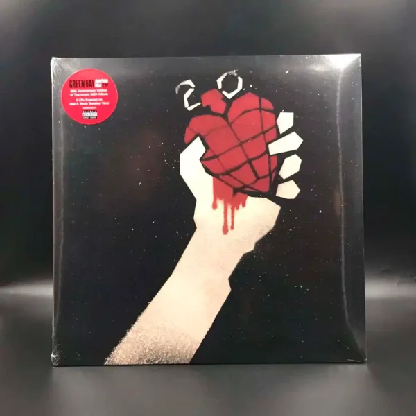 Green Day - American Idiot: 20th anniversary Edition - Red & Black Splatter Vinyl (2 LPs)