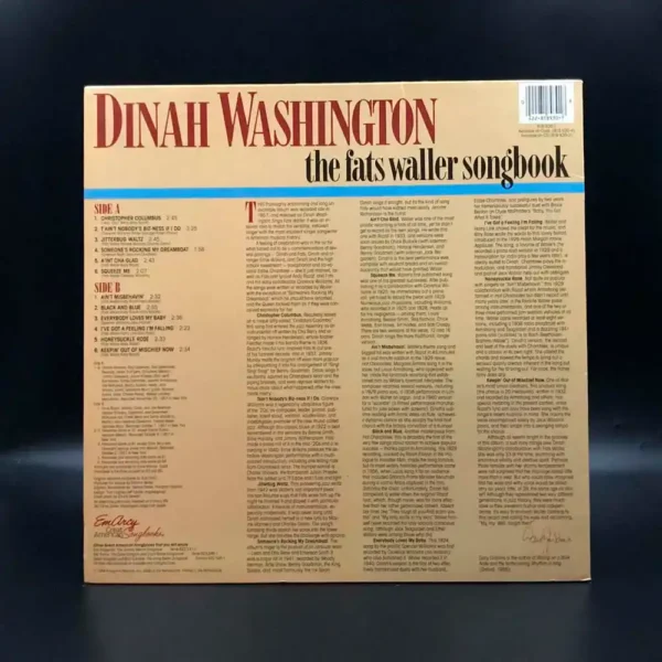 Dinah Washington - The Fats Waller Songbook