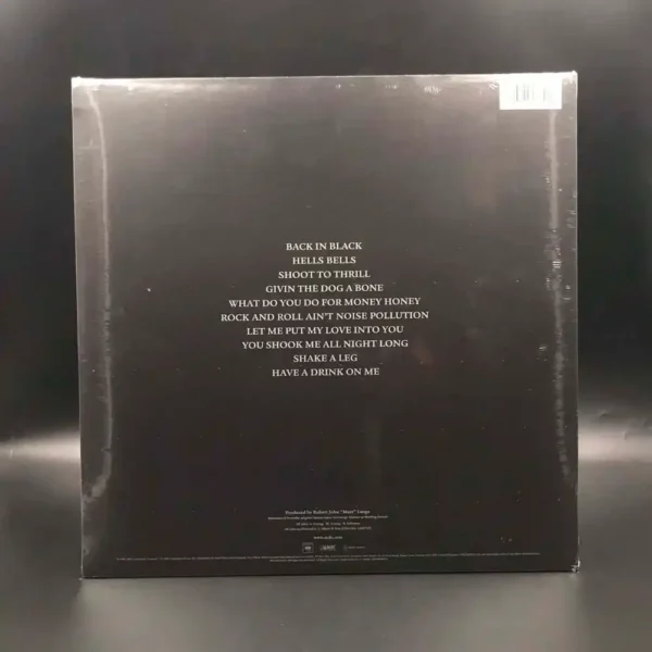 AC/DC - Back In Black (Black And White Vinyl)