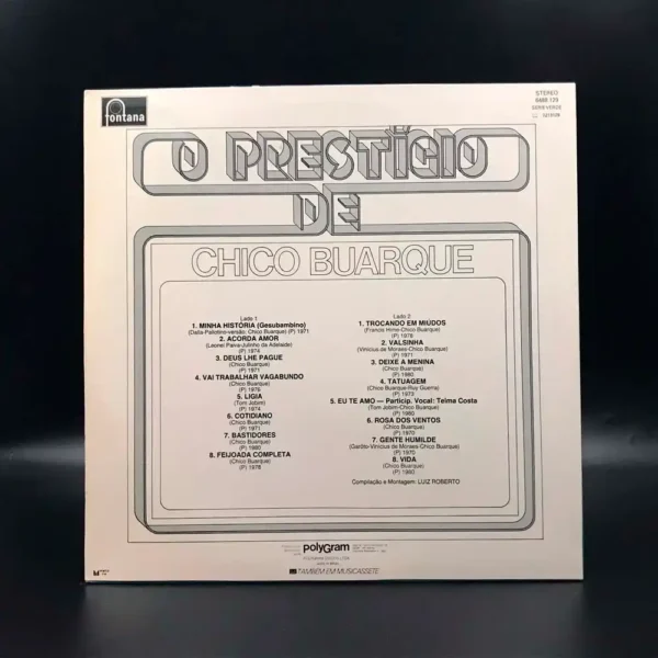 Chico Buarque - O Prestígio De Chico Buarque