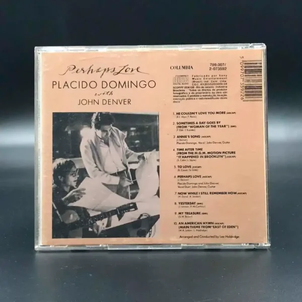 Placido Domingo With John Denver - Perhaps Love
