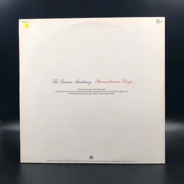 Dream Academy - Remembrance Days