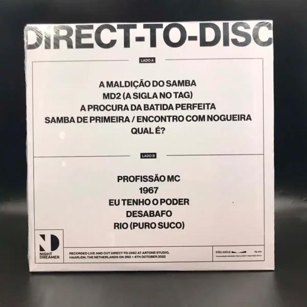 Marcelo D2 E SambaDrive - Direct To Disc
