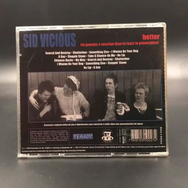 Sid Vicious - Better (To Prevent A Reaction Than To React To Provocation)