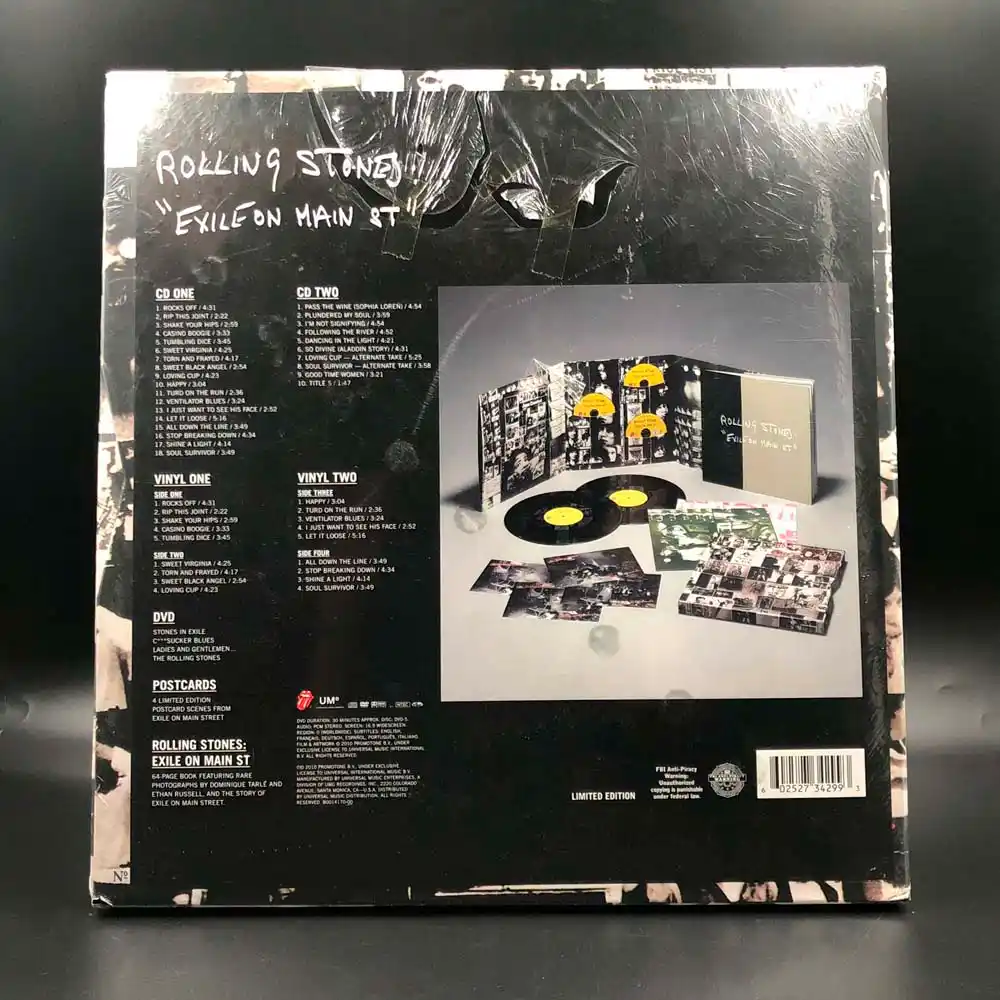Rolling Stones - Exile On Main St. (2 LPs + 2 CDs + DVD)