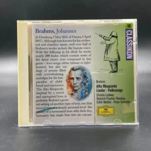 Brahms - Alt-Rhapsodie, Lieder, Volkslieder