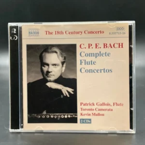 C. P. E. Bach -  Complete Flute Concertos (2 CDs)