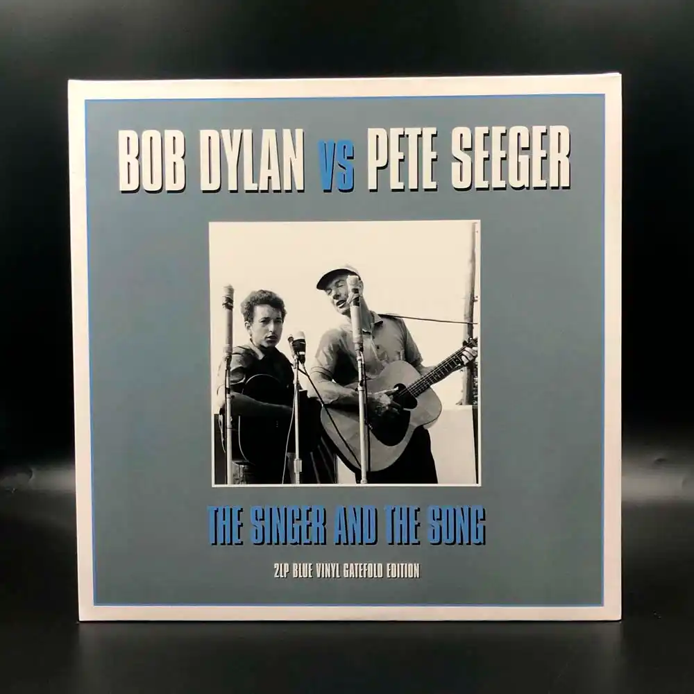 Bob Dylan vs Pete Seeger - The Singer And The Song (2 LPs - Vinil Azul)