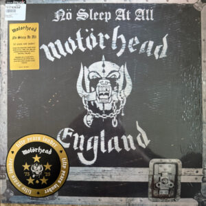 Motörhead - Nö Sleep At All (Vinil Transparente com "Splatter" Branco e Preto)