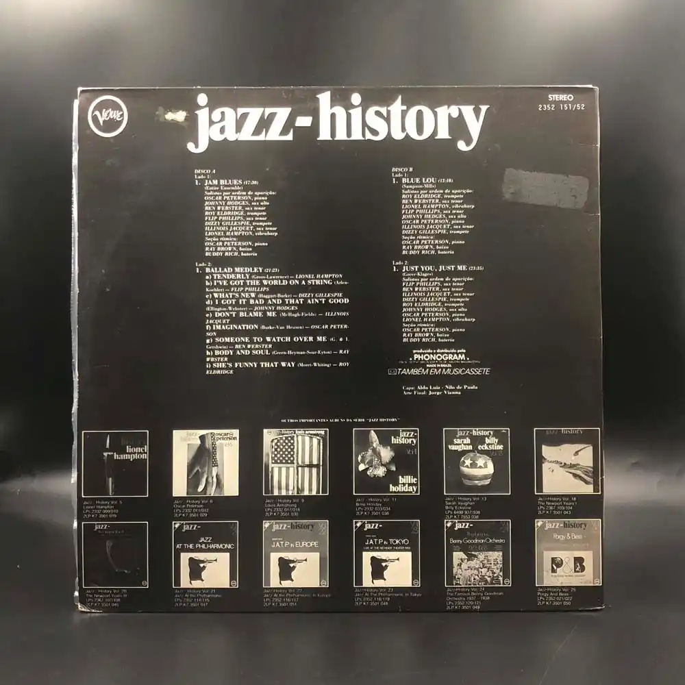 Oscar Peterson, Ben Webster, Johnny Hodges, Roy Eldridge – Jazz-History Vol. 26 (2 LPs)
