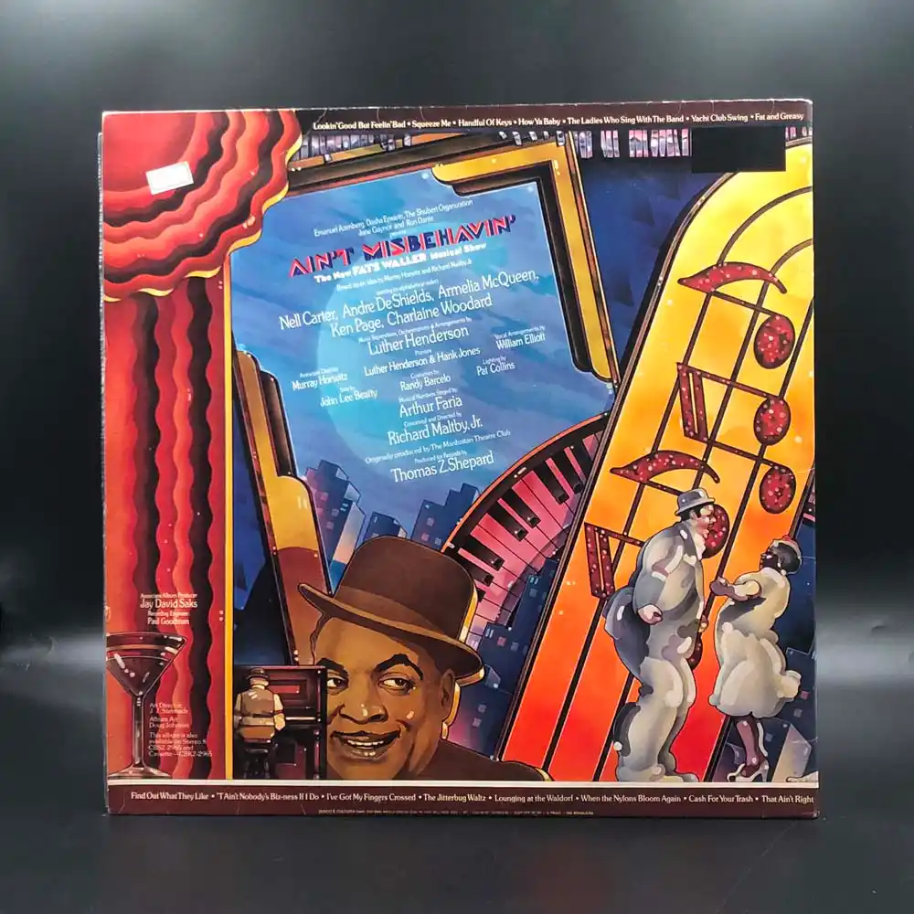 Ain't Misbehavin' Original Broadway Cast – The New Fats Waller Musical Show