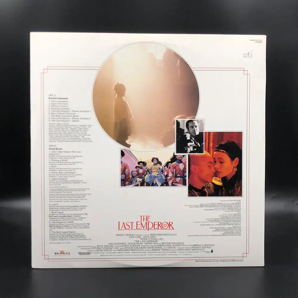 O Último Imperador / The Last Emperor (Ryuichi Sakamoto, David Byrne & Cong Su)